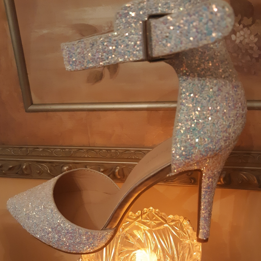 Pave'  Bridal Heels